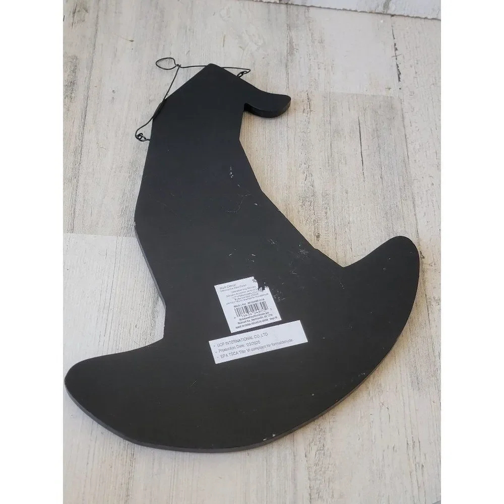 Halloween the witches in hat sign‎ spider web home decor